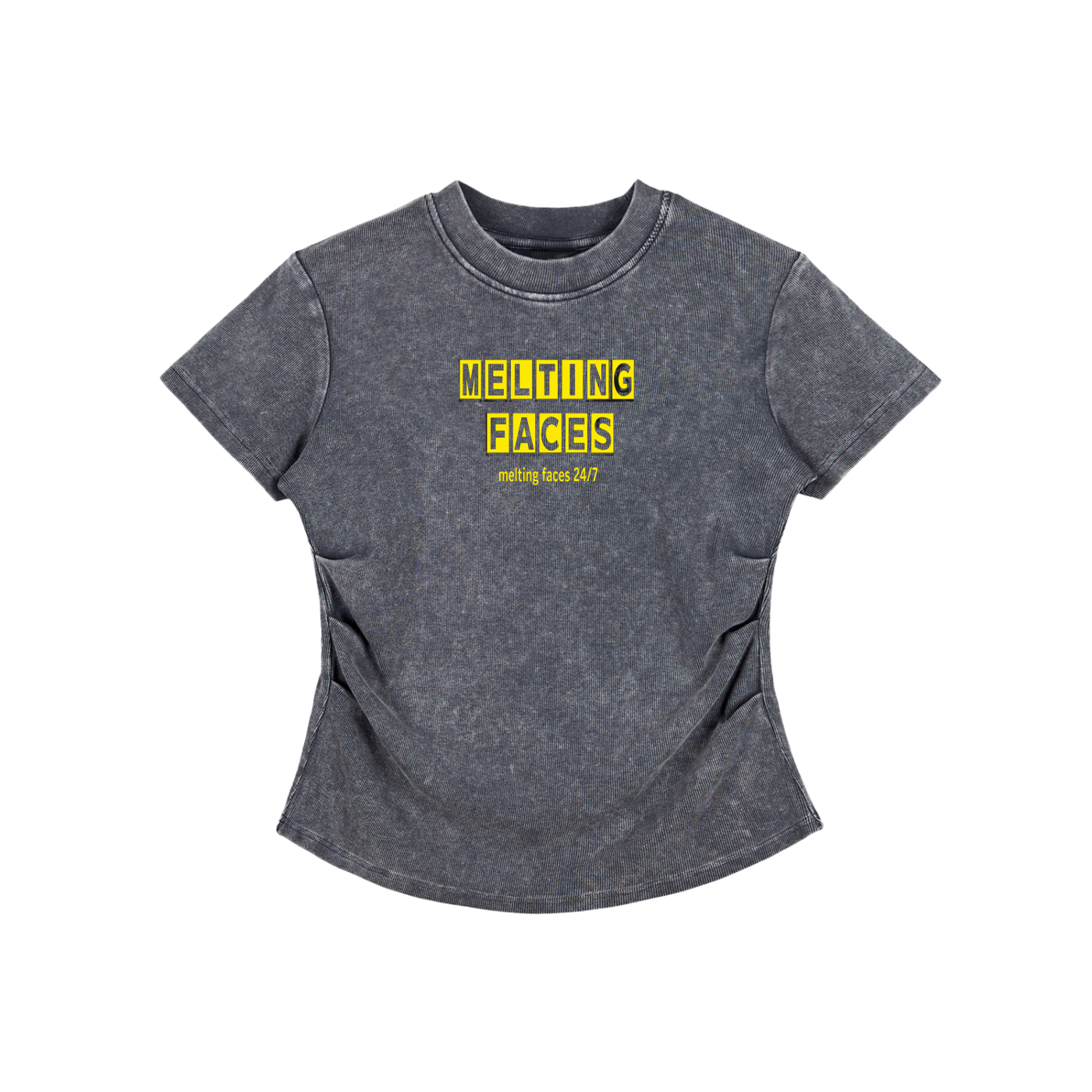 "MELTING FACES X WAFFLE HOUSE WOMENS TEE"