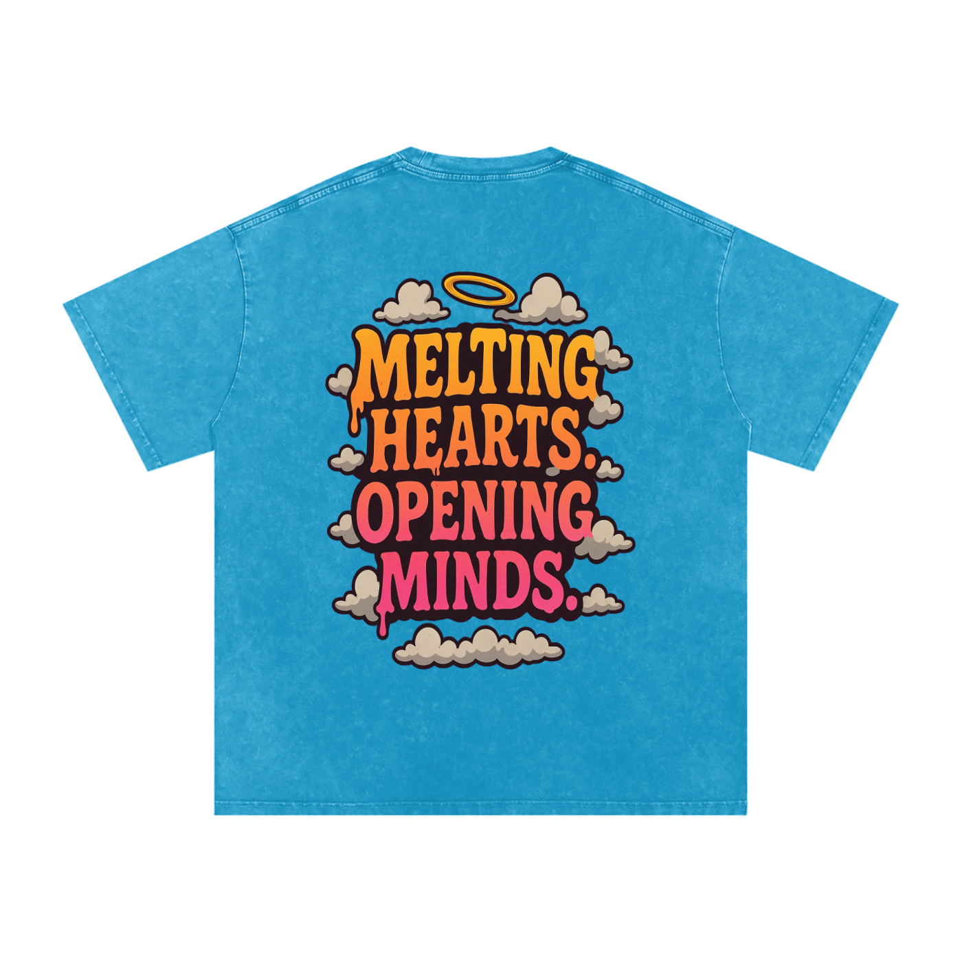 "MELTING HEARTS OPENING MINDS" MENS TEE